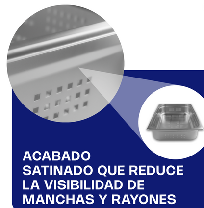 Inserto de Acero Inoxidable Perforado Entero 4" INAPE-4