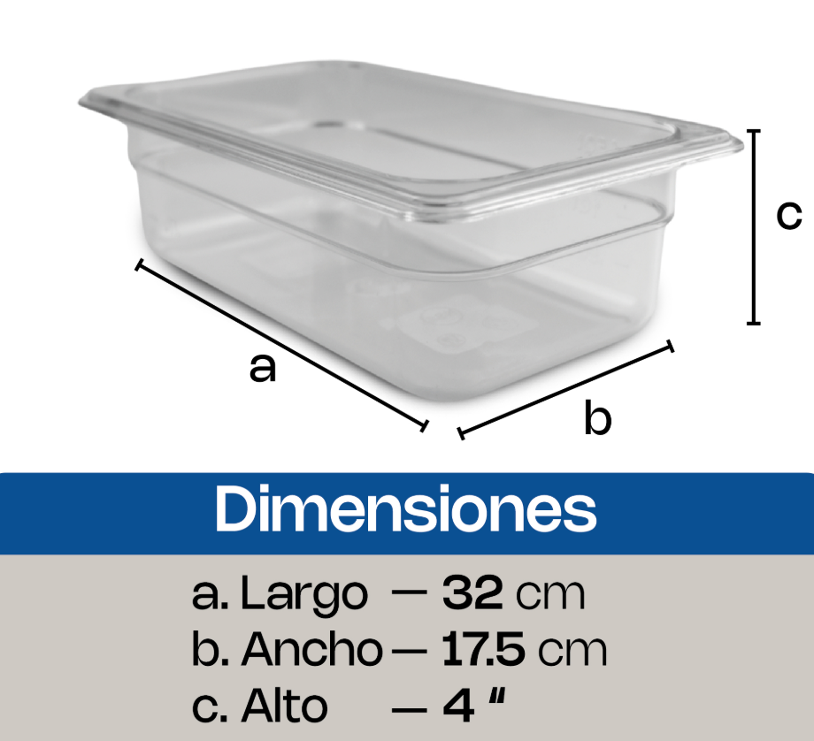 Inserto para Policarbonato Tercio 4" INPOTE-4