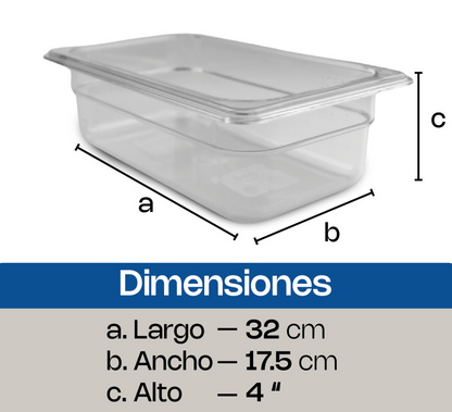 Inserto para Policarbonato Tercio 4" INPOTE-4