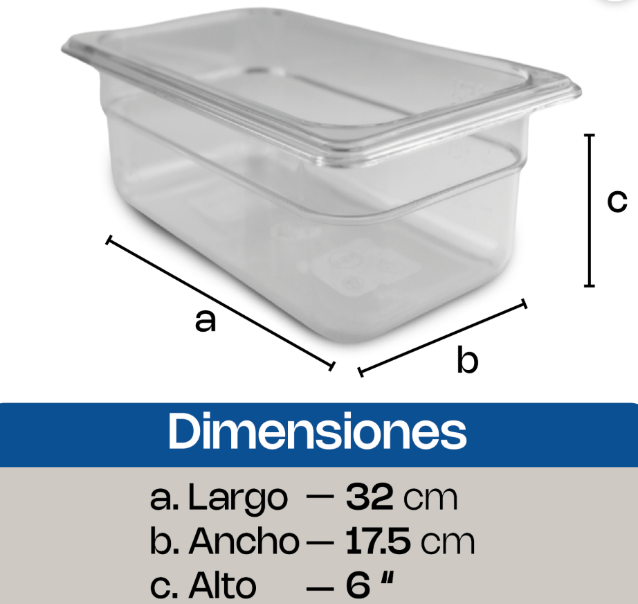 Inserto para Policarbonato Tercio 6" INPOTE-6