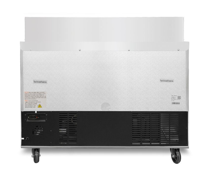 Mesa Refrigerada de Acero Inoxidable para Preparación 12.6 pies MERSAL-48