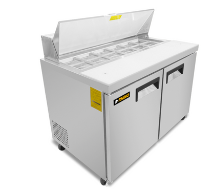 Mesa Refrigerada de Acero Inoxidable para Preparación 12.6 pies MERSAL-48