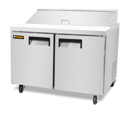 Mesa Refrigerada de Acero Inoxidable para Preparación 12.6 pies MERSAL-48