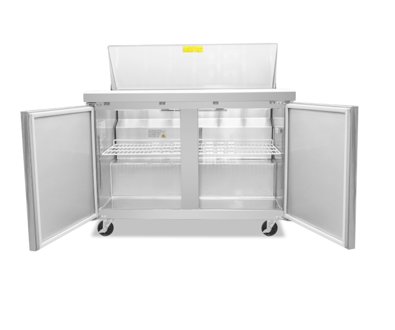 Mesa Refrigerada de Acero Inoxidable para Preparación 12.6 pies MERSAL-48