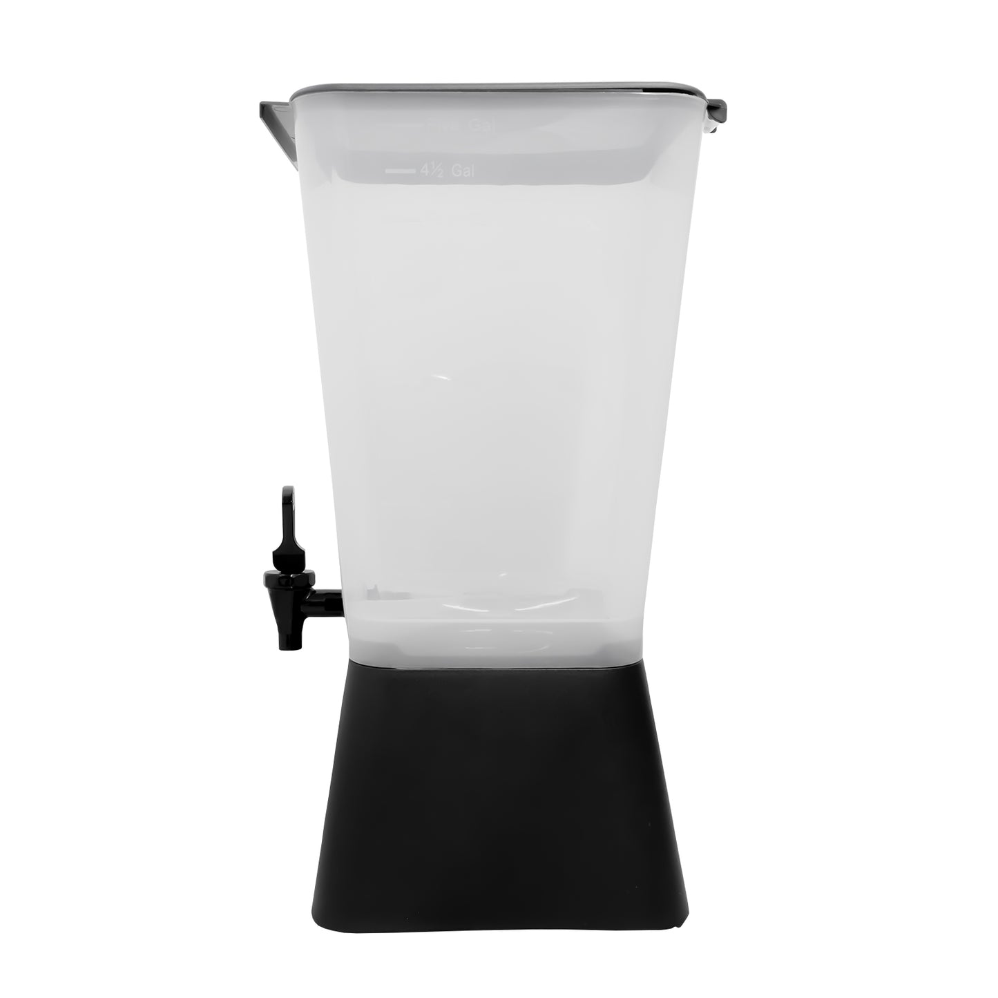 Dispensador de bebidas, capacidad de 19 litros.