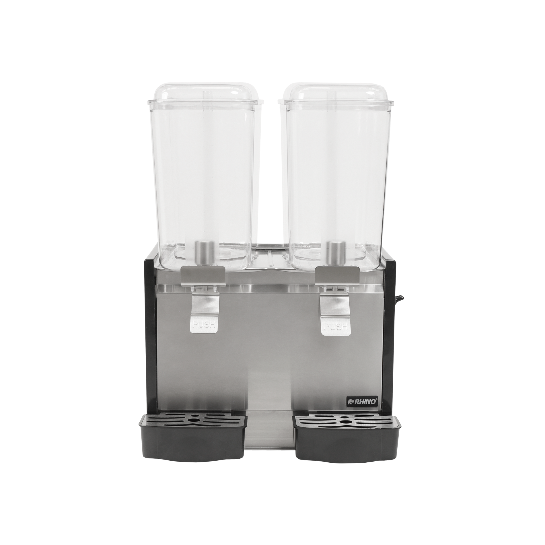 Dispensador de bebidas frías, 2 tanques con capacidad de 18 litros c/u