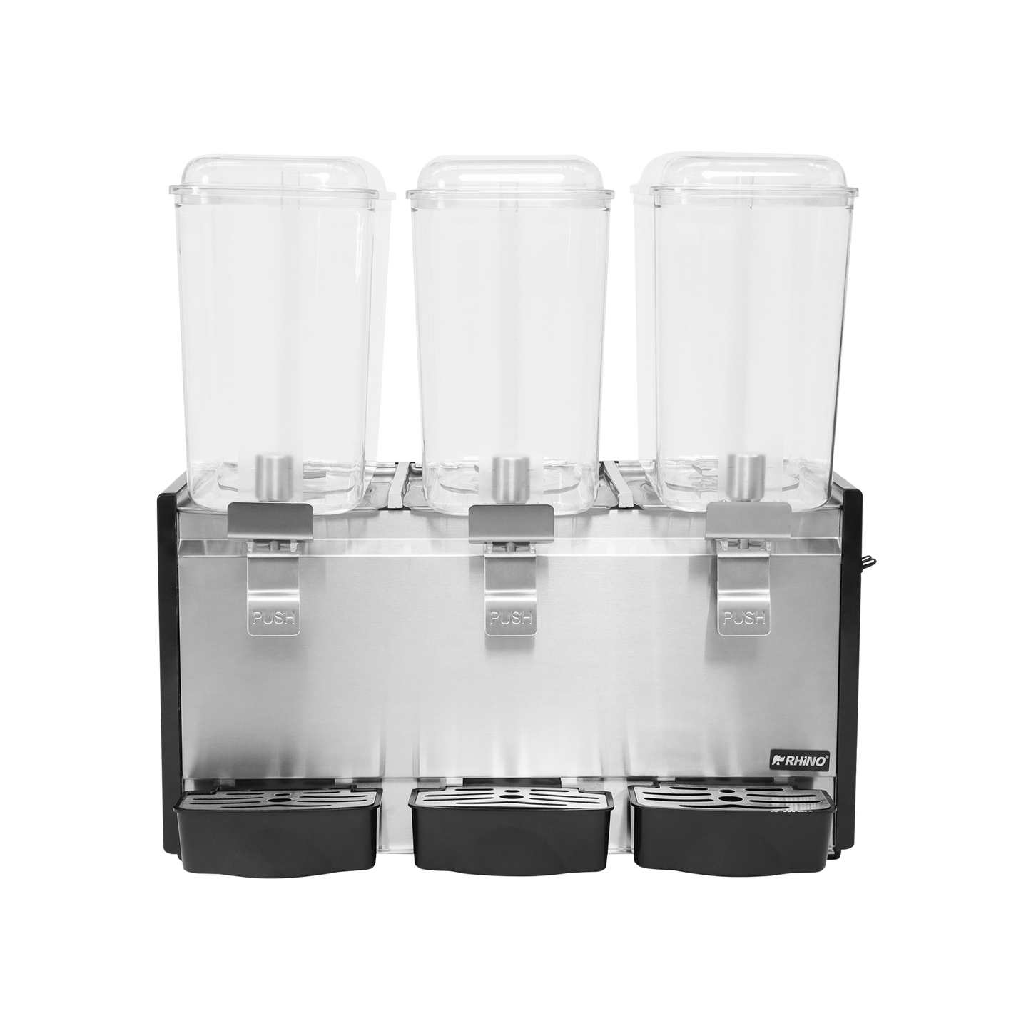 Dispensador de bebidas frías, 3 tanques con capacidad de 18 litros c/u