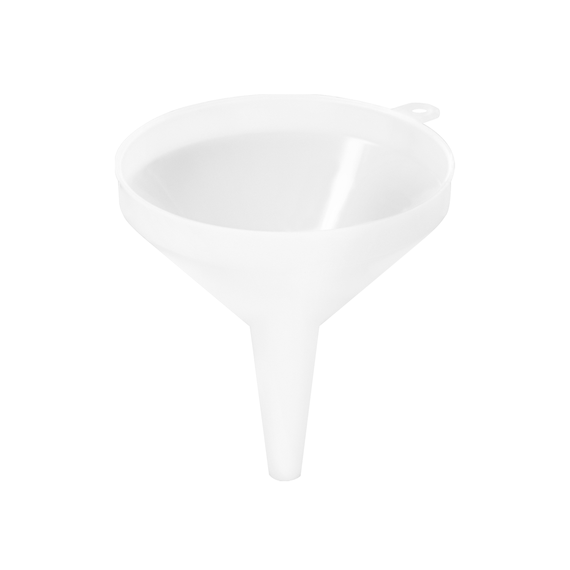 Embudo de plástico 8 oz, espesor 1 mm.