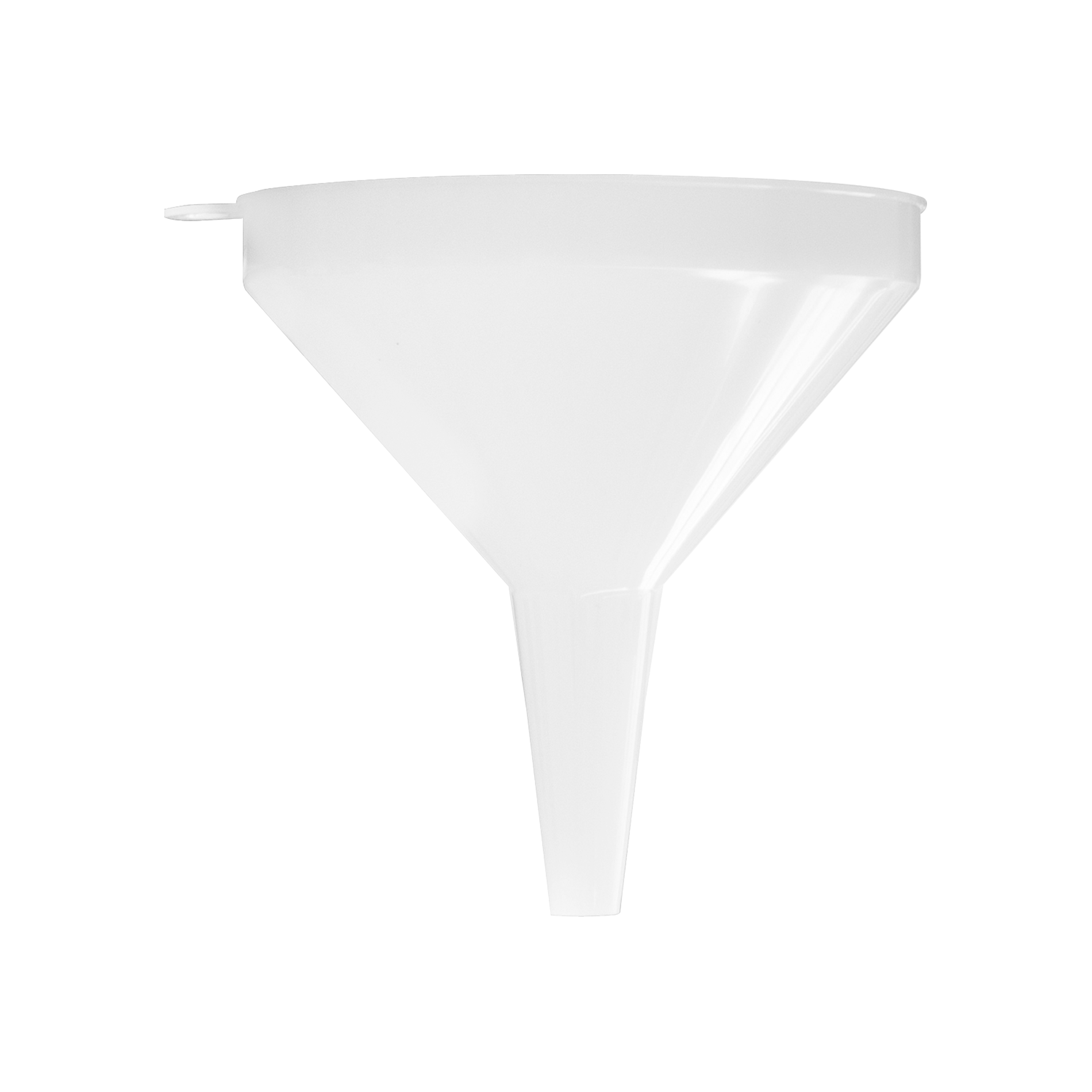 Embudo de plástico 8 oz, espesor 1 mm.