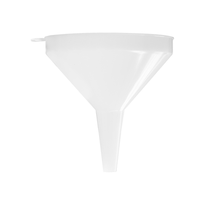 Embudo de plástico 8 oz, espesor 1 mm.