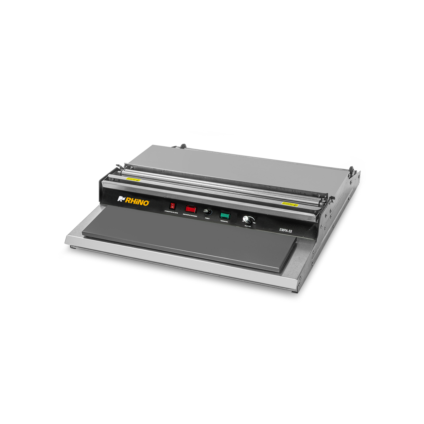 Emplayadora para rollos de 30 a 55 cm de ancho.