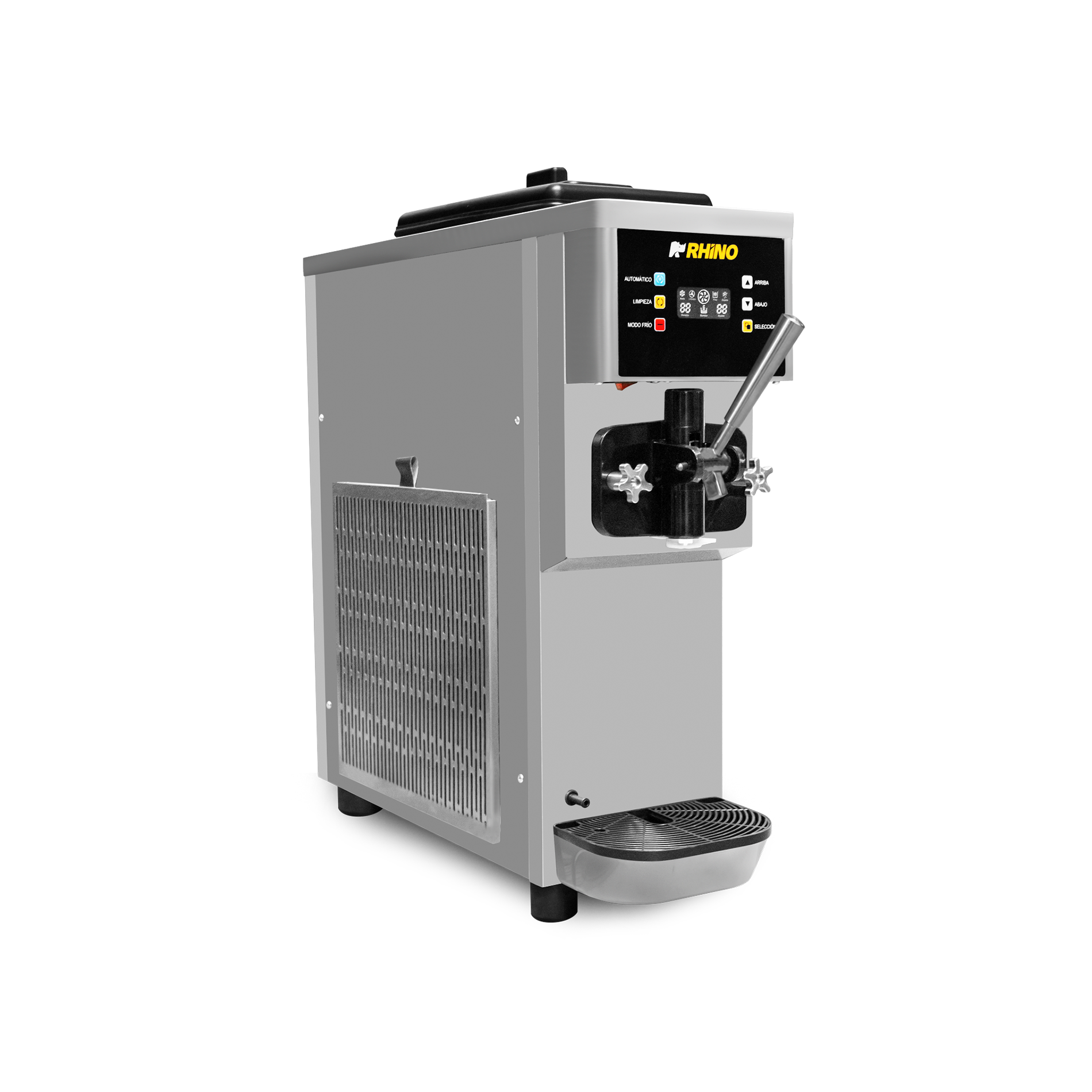 Máquina de helado de mostrador, capacidad de producción 10 L/h.