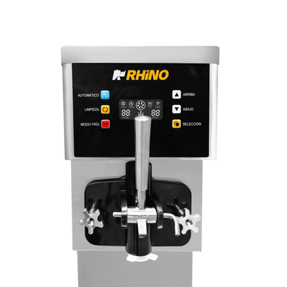 Máquina de helado de mostrador, capacidad de producción 10 L/h.