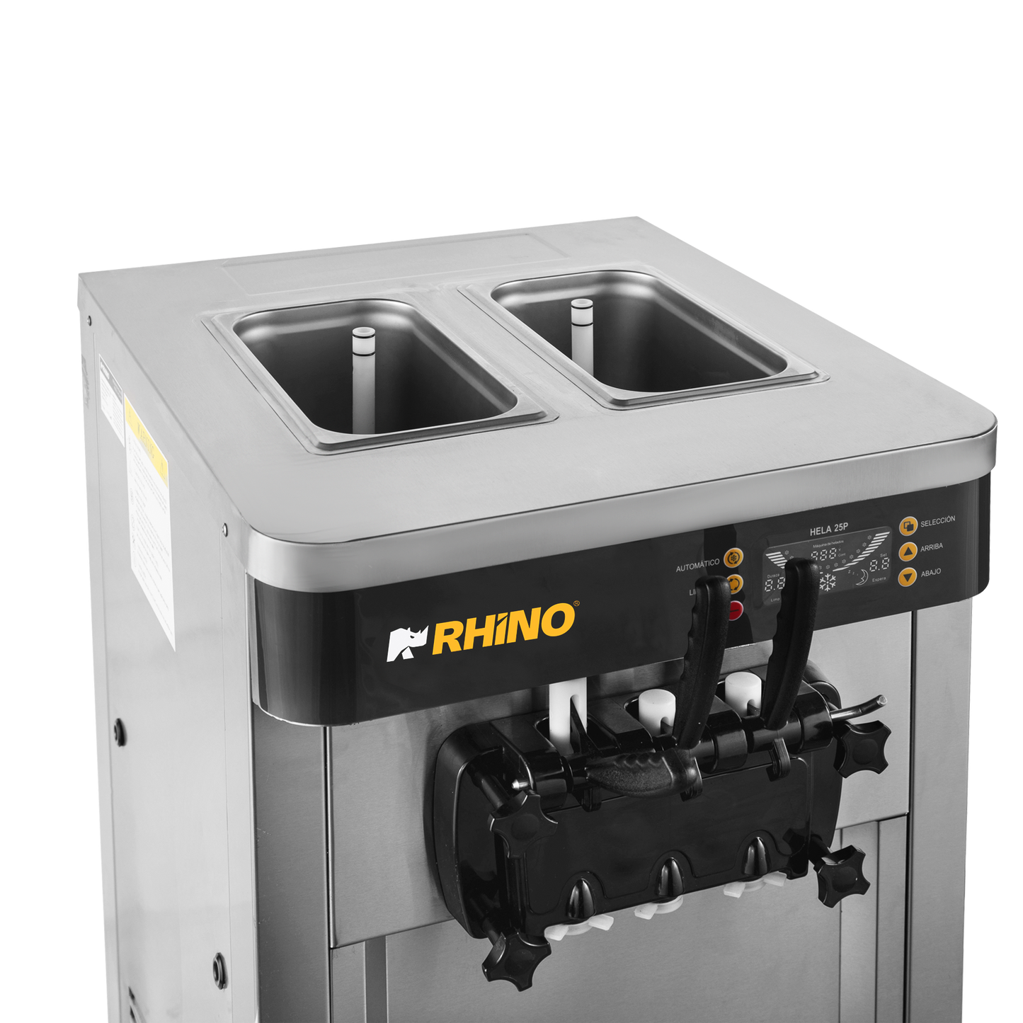 Máquina de helado suave, capacidad de producción 25 L/h.