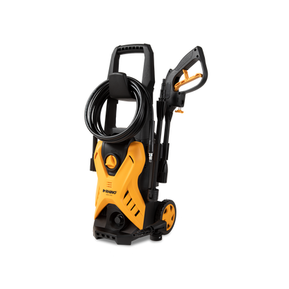 Hidrolavadora de alta presión, potencia de 1,500 W, motor de 1,700 PSI.