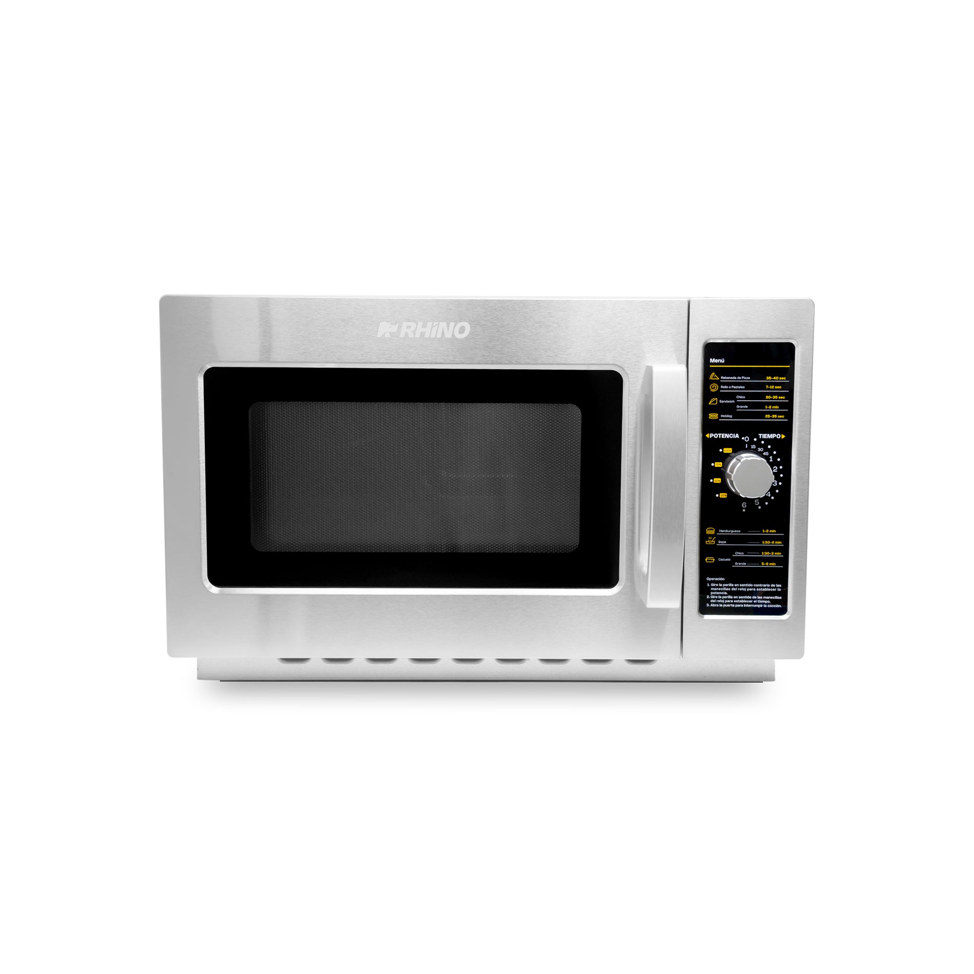 Horno de microondas 1.2 pies análogo, 34 litros de capacidad. Potencia de 1,000 W,