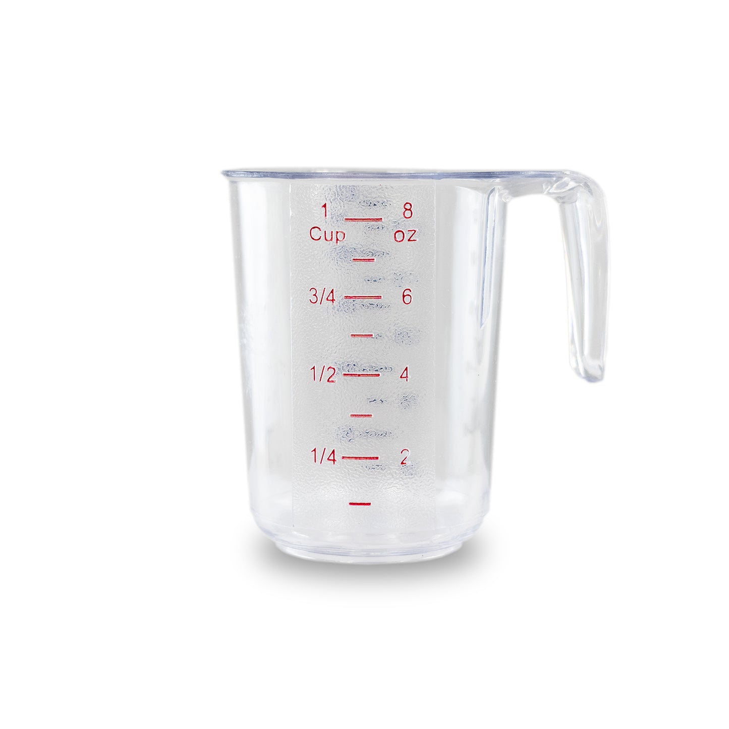 Jarra de policarbonato medidora graduada, capacidad de 250 ml.