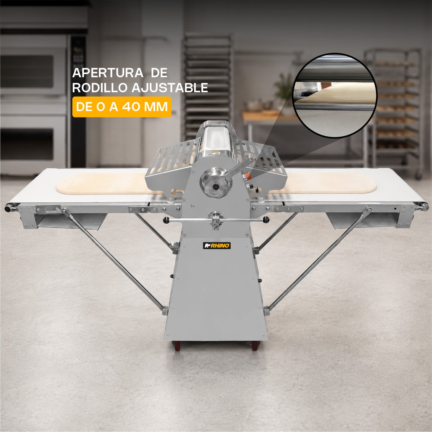 Laminadora de mesa con bandas reversibles 550W LAMBA-274P