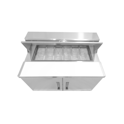 Mesa refrigerada de preparación 13.3 pies