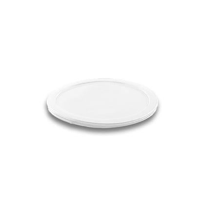 Tapa de polietileno, color blanca para recipiente redondo de 2 y 4 qt.