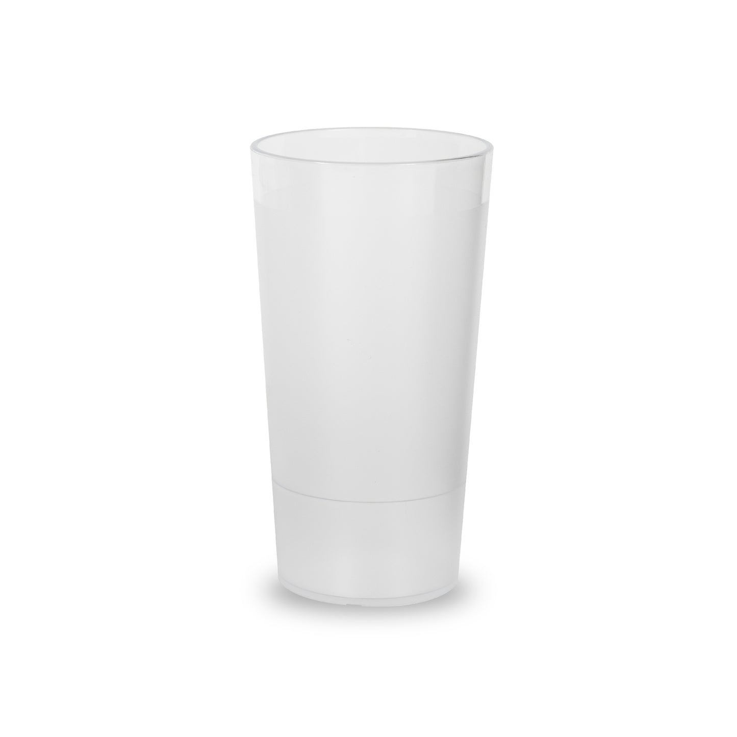 Vaso de plástico estireno, transparente de 22 oz.