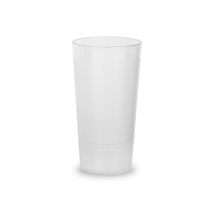 Vaso de plástico estireno, transparente de 22 oz.