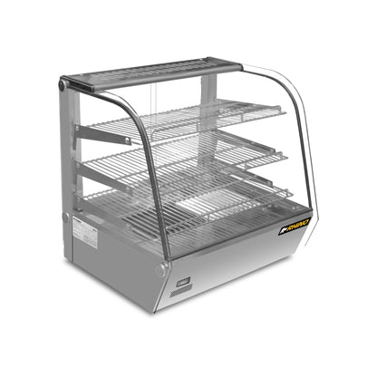 Vitrina caliente sobre mostrador de 120L