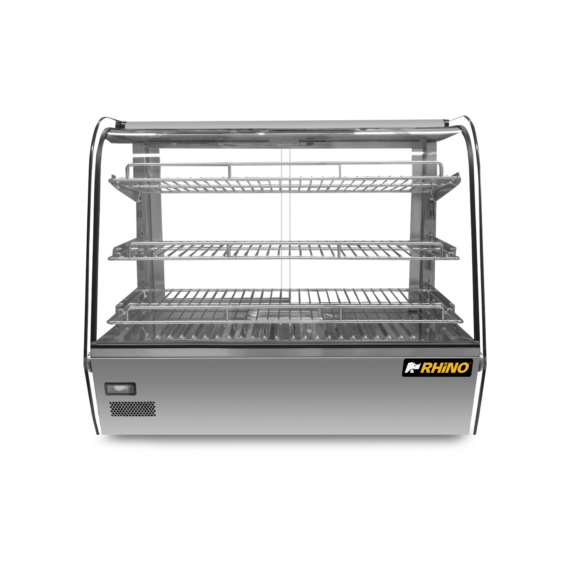 Vitrina caliente sobre mostrador de 160L