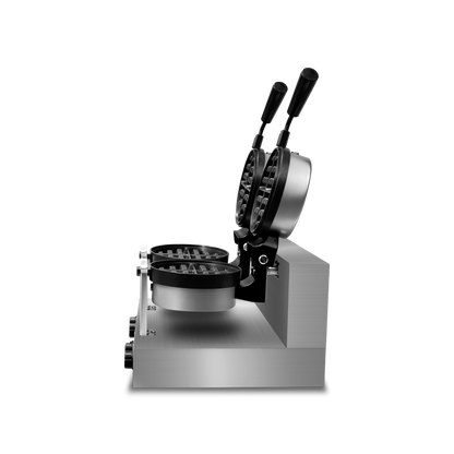 Waflera belga giratoria doble